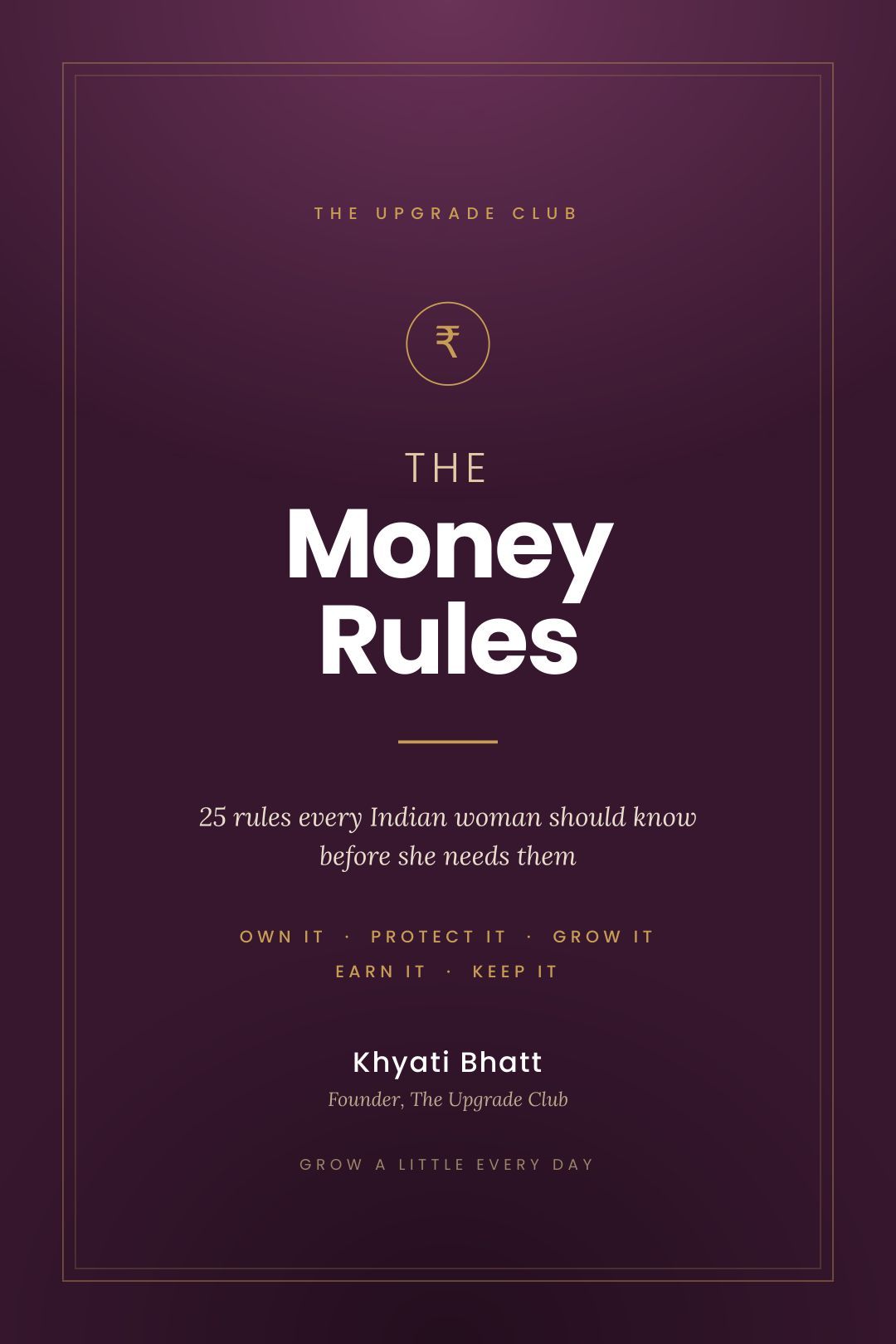 the money rules cover